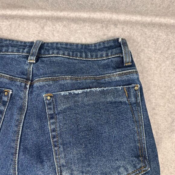 a loves a Women's Straight Leg Dark Wash Denim Jeans Size M - Picture 14 of 14